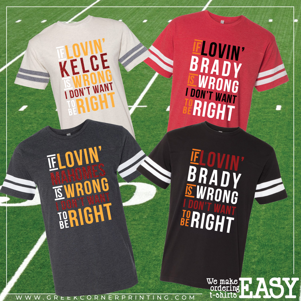 The Kansas City Chiefs and the Tampa Bay Buccaneers are headed to the Super Bowl!!! 🏈💛❤️🏴‍☠️

Click the link below to be redirected to our Etsy shop and view this years tees!

etsy.com/shop/GreekCorn…

Waive shipping fees with the coupon code: GCFREESHIP during checkout. 🏈