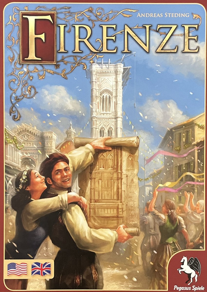 MeepleVillage's tweet photo. Build towers, gain cards, get points #firenze #firenzeboardgame #tabletopgames #boardgames #victorypointgames https://t.co/MrlYl1wsA1