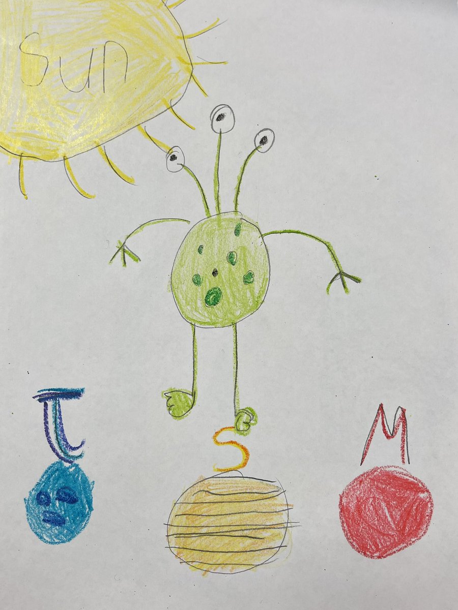 HubbertKelli's tweet photo. BIG THANK YOU to Astronaut Clayton Anderson and the CCISD librarians. We LOVED the virtual author visit this morning! Kindergarten drew some pictures to say THANK YOU ❤️ https://t.co/sIVyZq0hC6