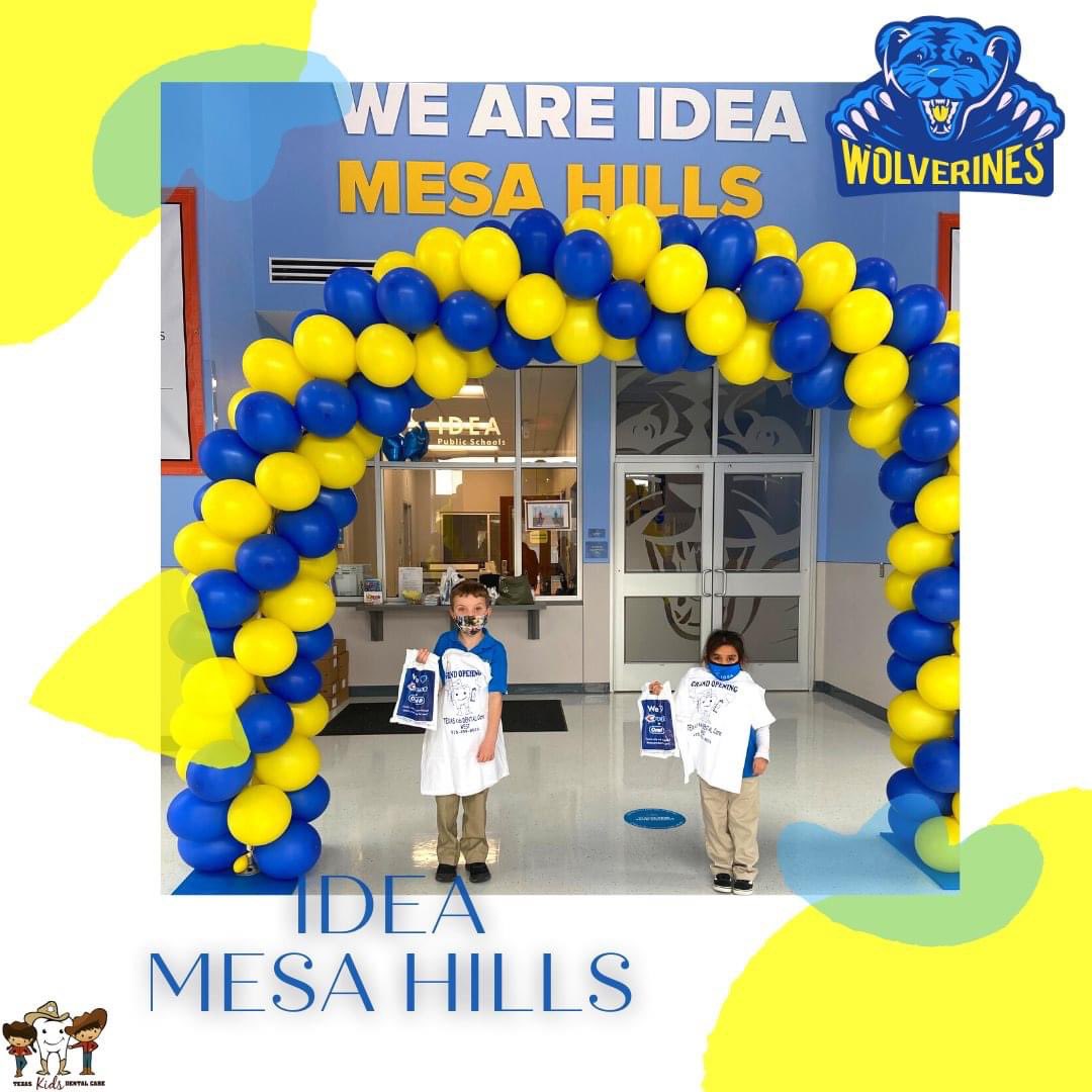 TXKids_Dental's tweet photo. Thank you @IDEAschools Mesa Hills for being partners with Texas Kids Dental Care 🥳🦷
#tkdc #ideamesahills #smiletexasstyle #partnersineducation https://t.co/BOBMPZCl3p