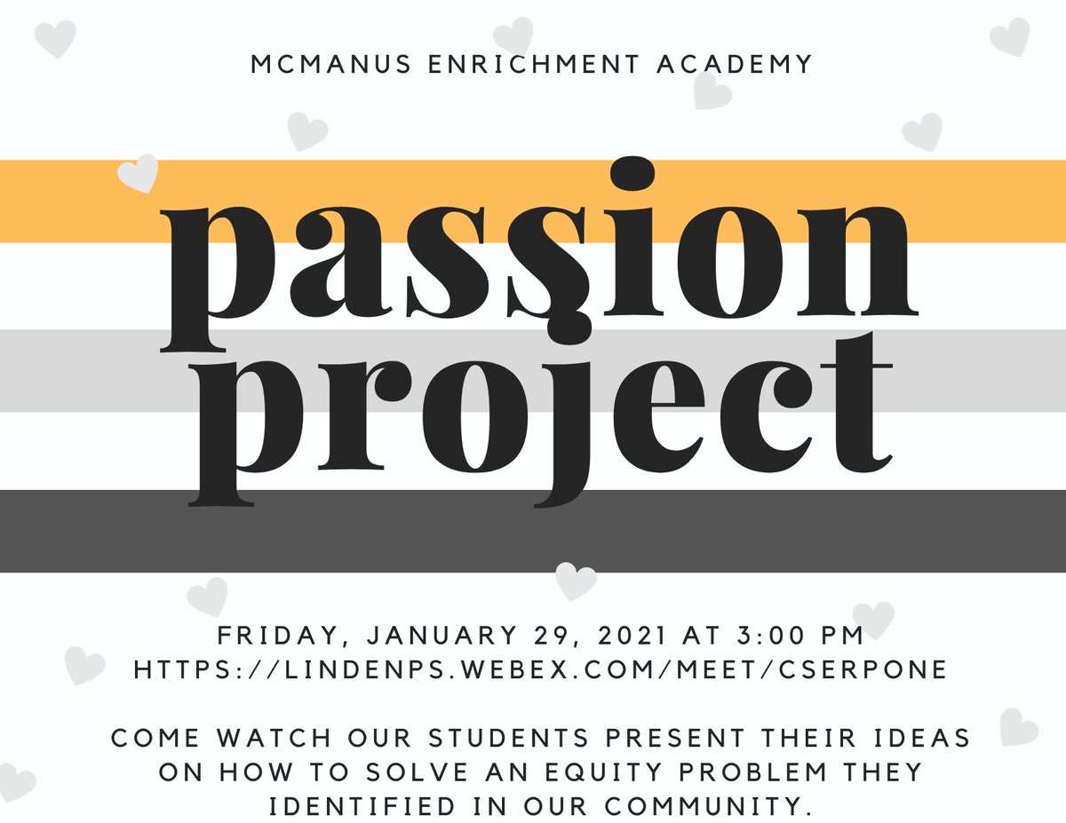 Passionate about social justice and equity? Come see our middle school enrichment students present their solutions to the systemic problems they worked to identify. #Equity #SocialJustice #MiddleSchool @LindenSchoolsNJ @LPS_McManus @MsFraunbergerSS @ShGarcia236