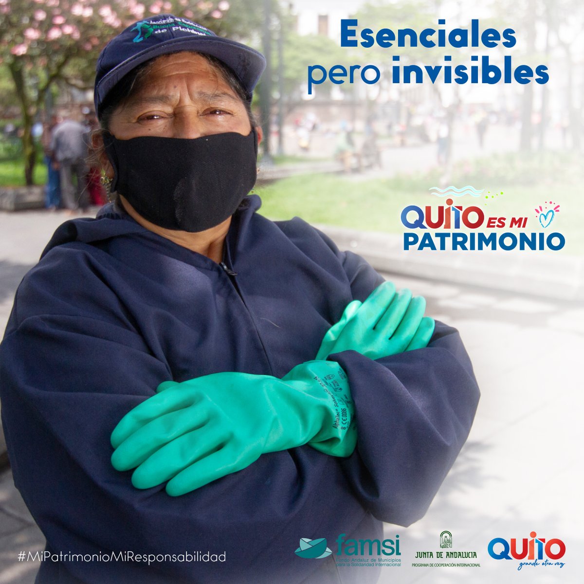 ¿Sabías que la mayoría de recicladoras son mujeres? Las gestoras ambientales reducen la contaminación de la ciudad, valoremos su trabajo. #MiPatrimonioMiResponsabilidad
