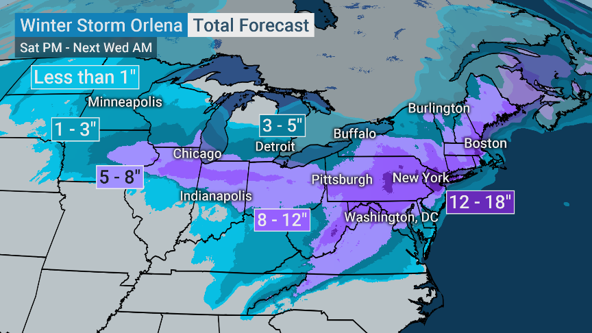 mikebettes's tweet photo. This weekend and early next week offers up a solid snowstorm in the Midwest and potentially a nor'easter in the the Northeast. Get ready. #giddyup https://t.co/VciKGchEDw