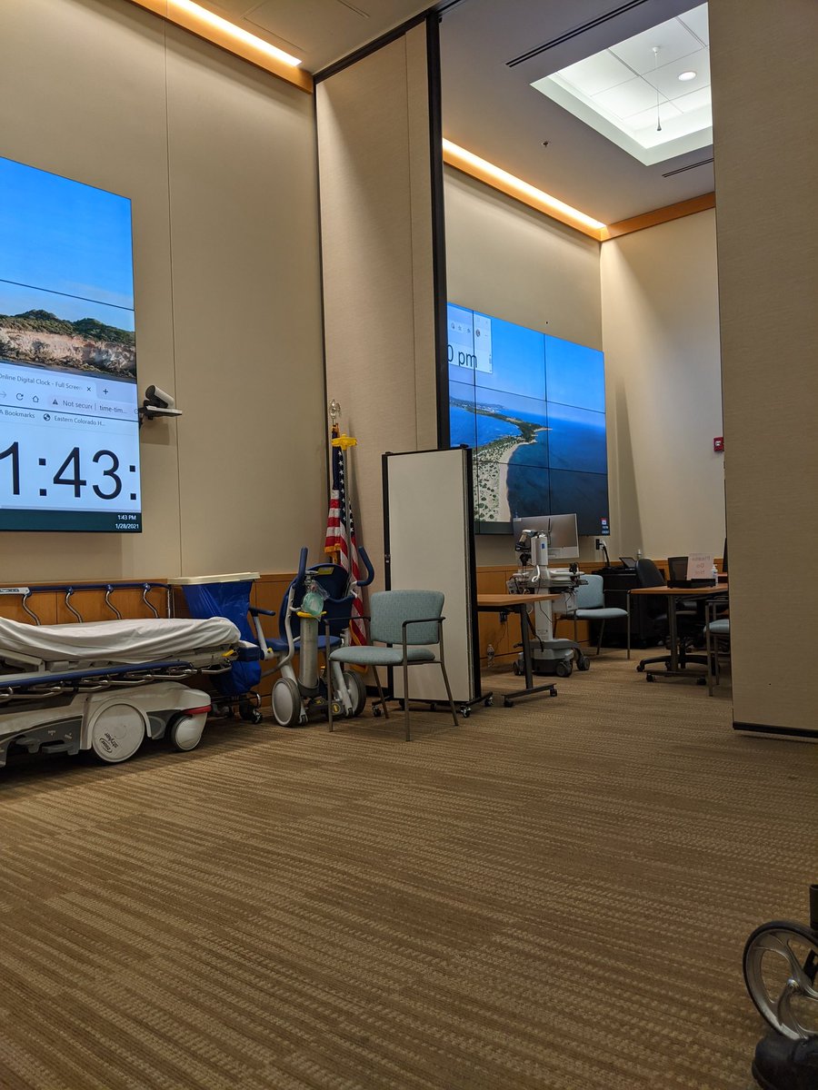 Getting my second Covid shot here at the Denver VA.

Had no reaction to the first one, and don't expect to have any with this one either.

Had the Pfizer vaccine.

#vetetans #COVID19 #COVID #CovidVaccine