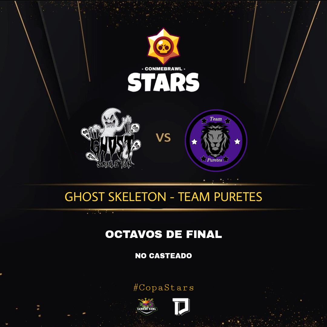 conmebrawl's tweet photo. 😱 ¿¡Fantasmas o rugidos?!
👻🎮🦁 @GhostSkeletonTM vs @PuretesTeam ¿Cual da más miedo? Esta semana lo sabremos en la #CopaStars
#SéUnaEstrella 🌠 https://t.co/O8a3Ge2FcV