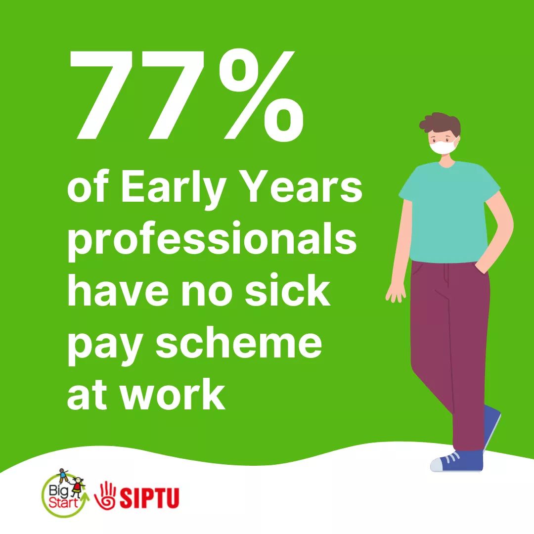 EarlyYearsUnion's tweet photo. Even before the pandemic, there was a staffing crisis but we are now on the verge of losing huge numbers of educators unless pay & conditions are addressed.
SIPTU is calling for the establishment of a JLC, to standards in wages & conditions of employment.
#WhoValuesUs https://t.co/CnmSnB5qt2