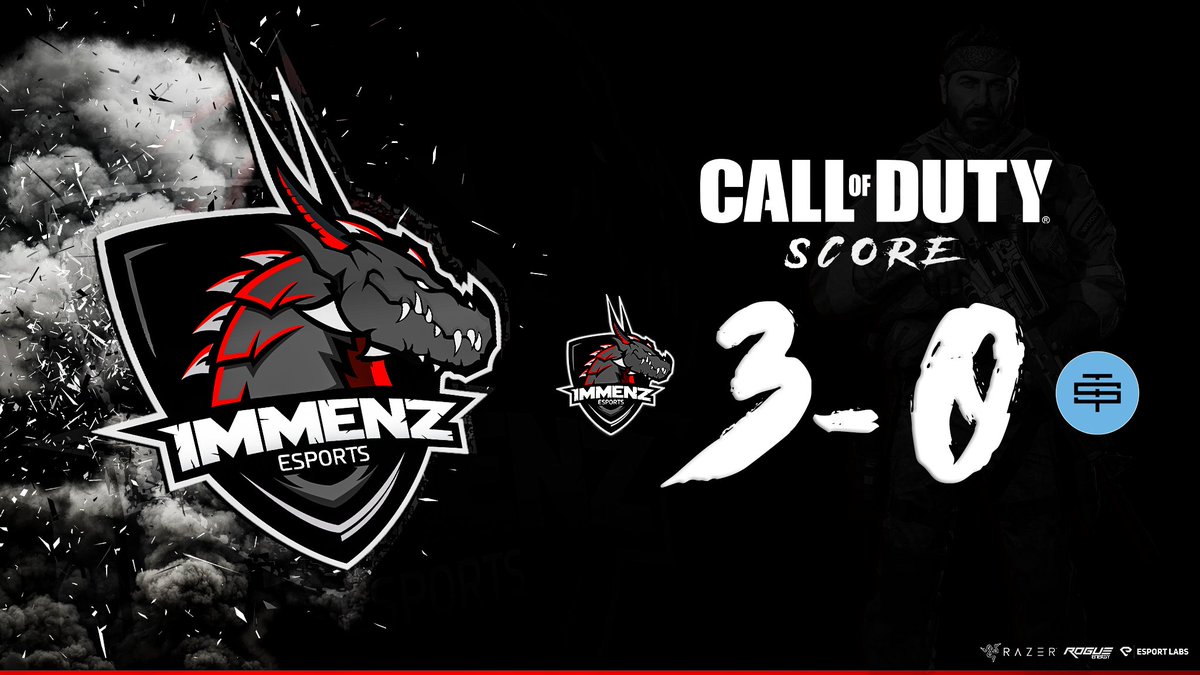WE ARE VICTORIOUS! 

The Immenz COD SQUAD go 3-0 vs @TeamSomnium 
<a href="/EEGOnline/">European Esports Gaming</a> 

GG