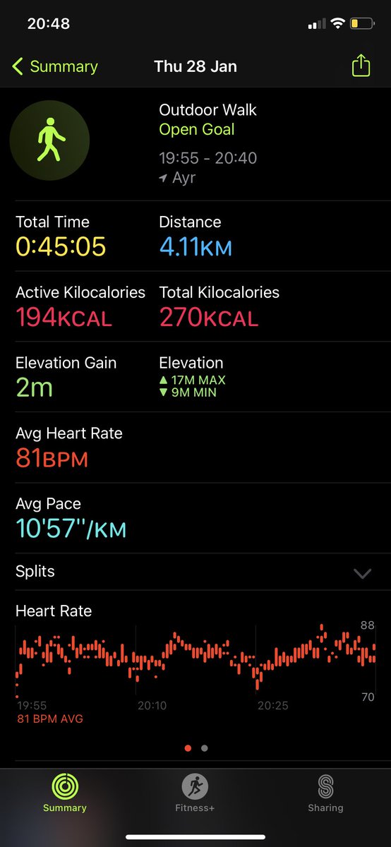 28/31 (280/310k) 👍🏽 w/ <a href="/clairer_97/">claire robinson</a> 

Legs tight as anything aw over so no chances taken - decided on a walk the night with Claireso to give them a chance to loosen n recover before a big weekend of running.  

Plenty of time left to donate troops 😎

justgiving.com/fundraising/ne…