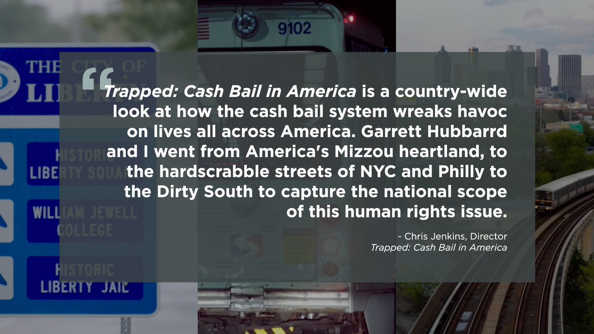 New @YouTube original doc by @bychrisljenkins, bravely addresses the astonishing economic disparities that go unnoticed in the U.S. legal system. Join our impact campaign for #TrappedCashBail and spark a conversation in your community: bit.ly/34Ds5Vm