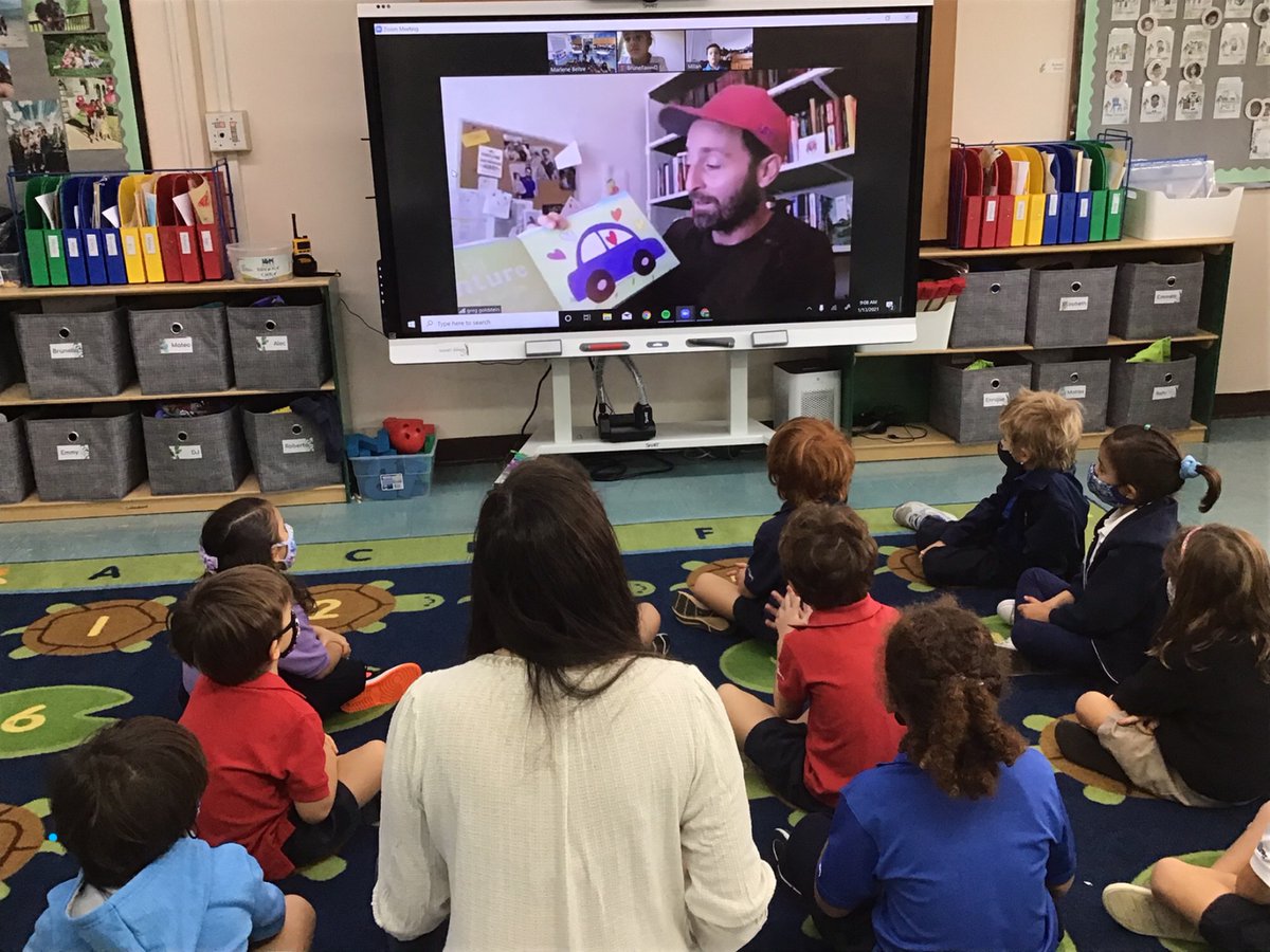 GulliverPrep_'s tweet photo. JK mystery readers are keeping connection alive! Teachers have been inviting parents and close family members to Zoom into classes weekly as "mystery readers" to read stories to students, increasing engagement and deepening connections with families! #GPLearning https://t.co/c4zdetdPnK