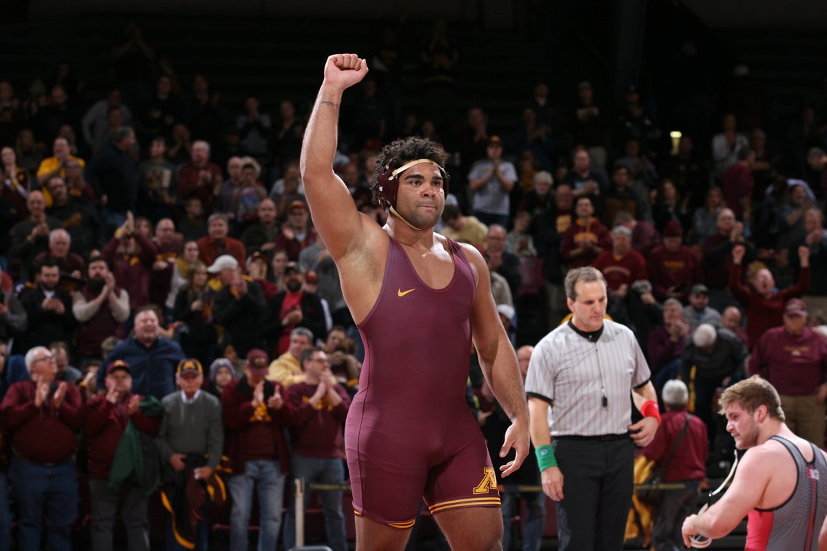 GopherWrestling's tweet photo. A lot of clutch Gopher moments came from wrestling Rutgers and Purdue! 😤〽️

#GopherTough | #ThrowbackThursday https://t.co/9l2yFZzoCB