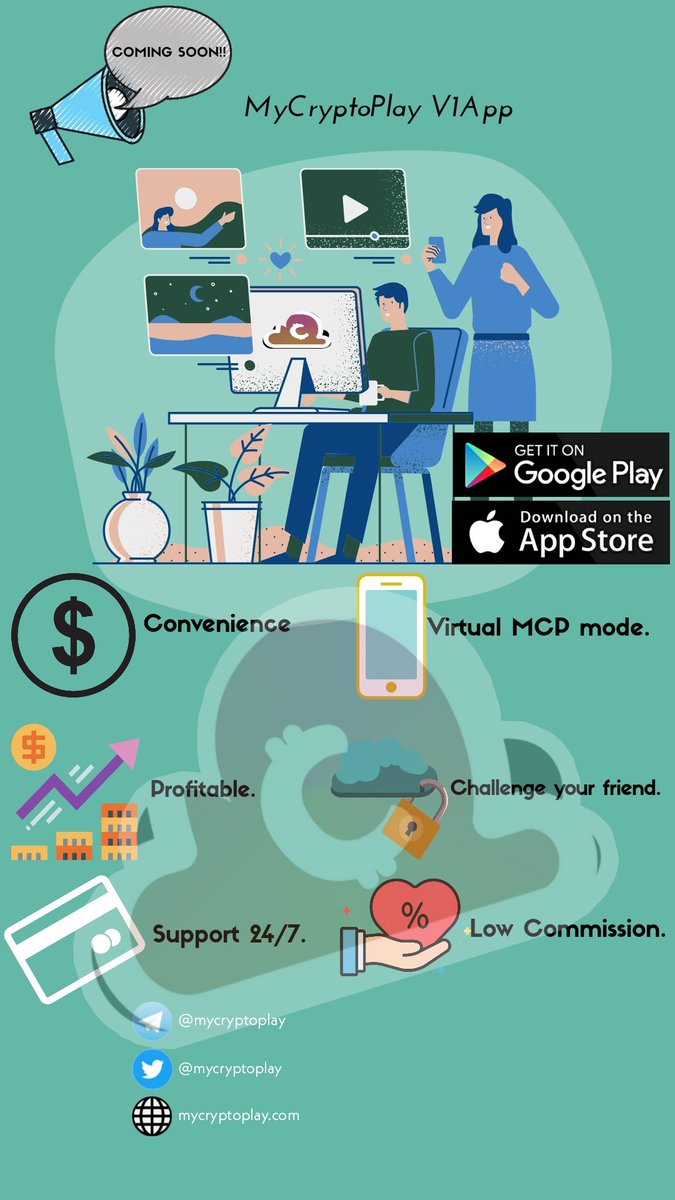 Wanaking77's tweet photo. $MCP design contest
App release in the next 3 days. Staking to be available soon 🌟
@MichleBuble
@rottenpizzza
@AMAonfire
@mycryptoplay https://t.co/tjD02IAtUh