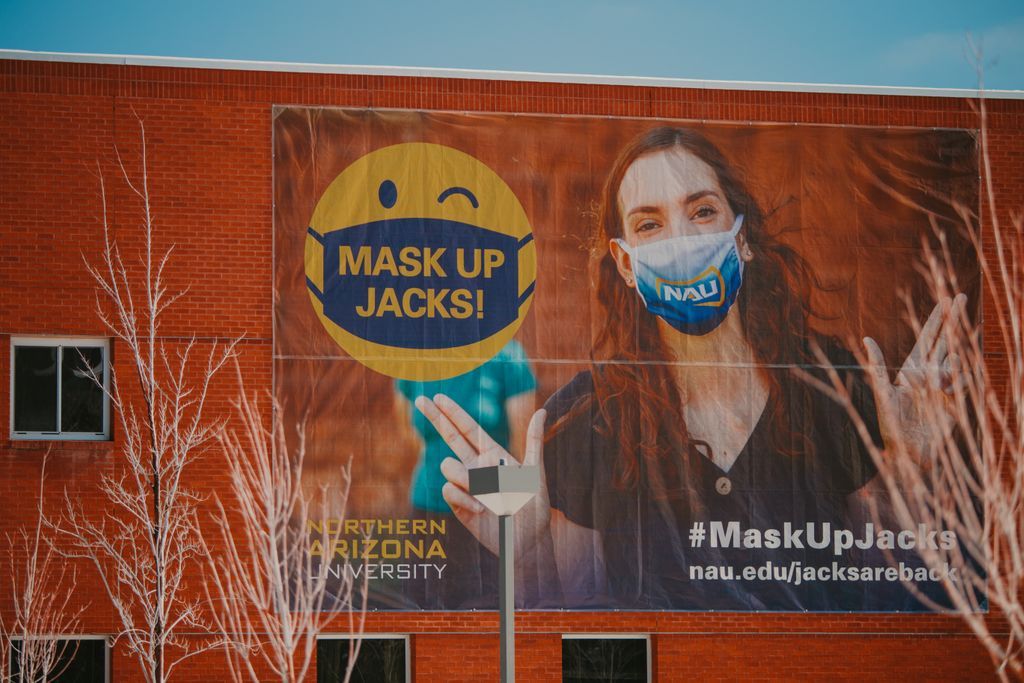 NAU's tweet photo. Here's your daily reminder to #MaskUpJacks https://t.co/YaS3WXf0mb