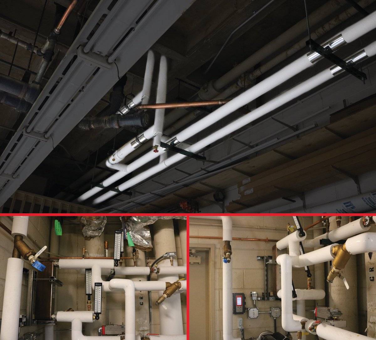 AmsIndInc's tweet photo. Here’s an ongoing project where we were hired as the design build contractor for a 377 room hotel. We coordinated the design and installation of a new copper domestic water piping system which would replace the original galvanized steel piping from the 1970’s. https://t.co/hTF963UlAP