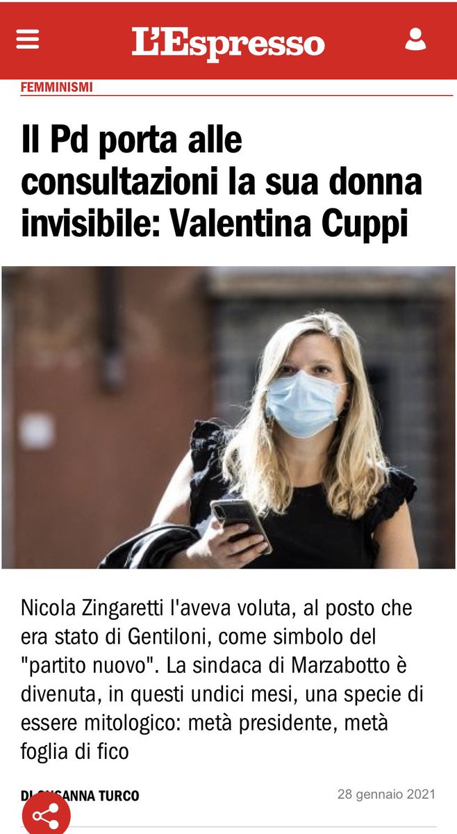 ceciliadelia's tweet photo. Un attacco irrispettoso a una giovane dirigente politica, caro @espressonline questa volta hai proprio toppato https://t.co/wEUVQUboYs