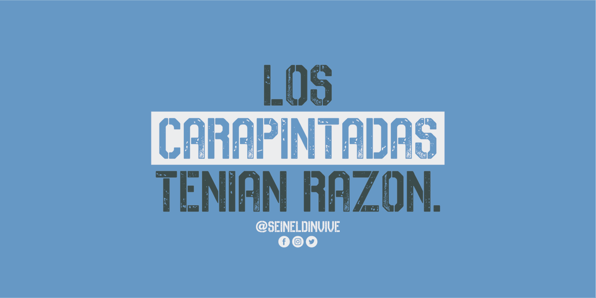 LOS CARAPINTADAS TENIAN RAZÓN. 🇦🇷

#seineldinvive #LosCarapintadasTenianRazon  #NoAlNuevoOrdenMundial #MalvinasVolveremos #DYPOM