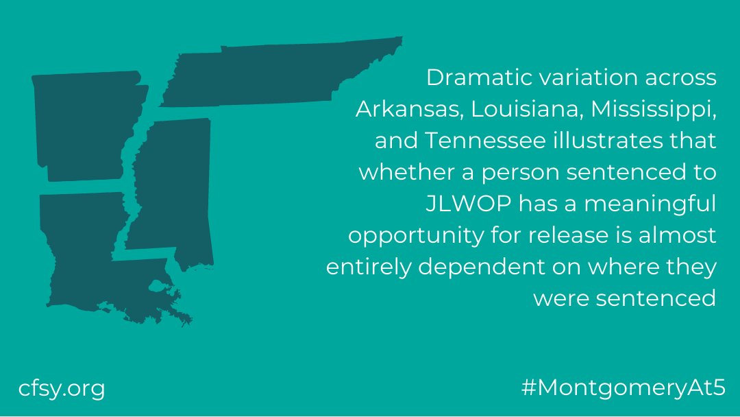 Dramatic variation at the border of Arkansas, Louisiana, Mississippi, and Tennessee illustrates the uneven implementation of Montgomery. If a person serving JLWOP when Montgomery was decided was sentenced in…2/7