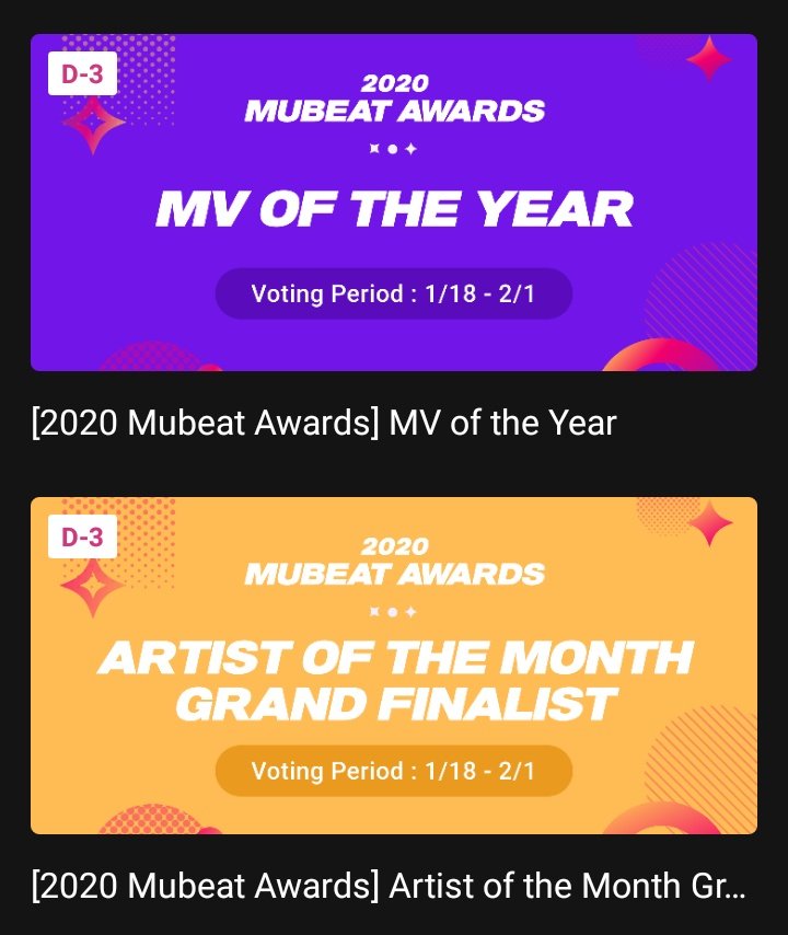 H0PESUGA's tweet photo. — M U B E A T

🗳️ @BTS_twt están nominando en 5 categorías en los Mubeat Awards 2020.

· Artista del Año 
· Canción del Año - ON 
·  MV del año 
· Artista del Mes Gran Finalista 
· Best Male Solo 

Finalizan el 1 de febrero.

Tutorial: https://t.co/cy0p9uXMgj https://t.co/DddGRkuOzs