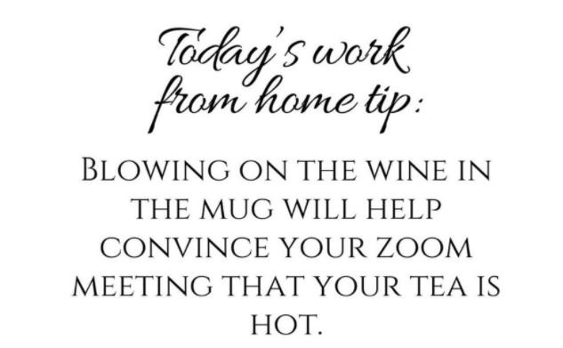 Little WFH Tip :)