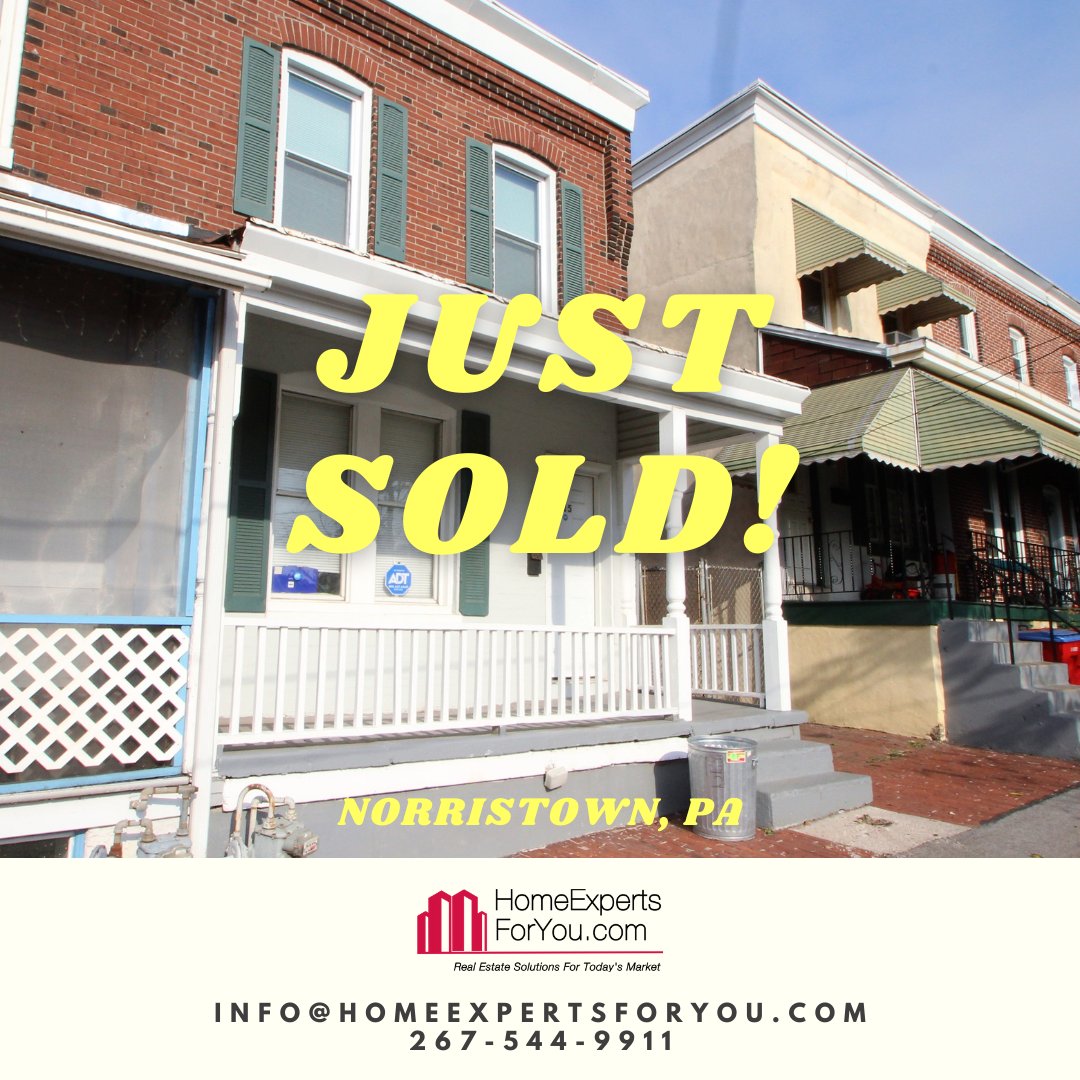 HomeExpertsTeam's tweet photo. Congratulations 🥂 to our seller, Kevin!!! Contact us to learn more about what it takes to sell your house this year!
📱267-544-9911
📧Info@HomeExpertsForYou.com
.
#homeexpertsforyou #homeexpertsforyouteam  #realestatepa #Justsold #happyclients #sold #settlement #norristownpa https://t.co/scXl3AnlNq