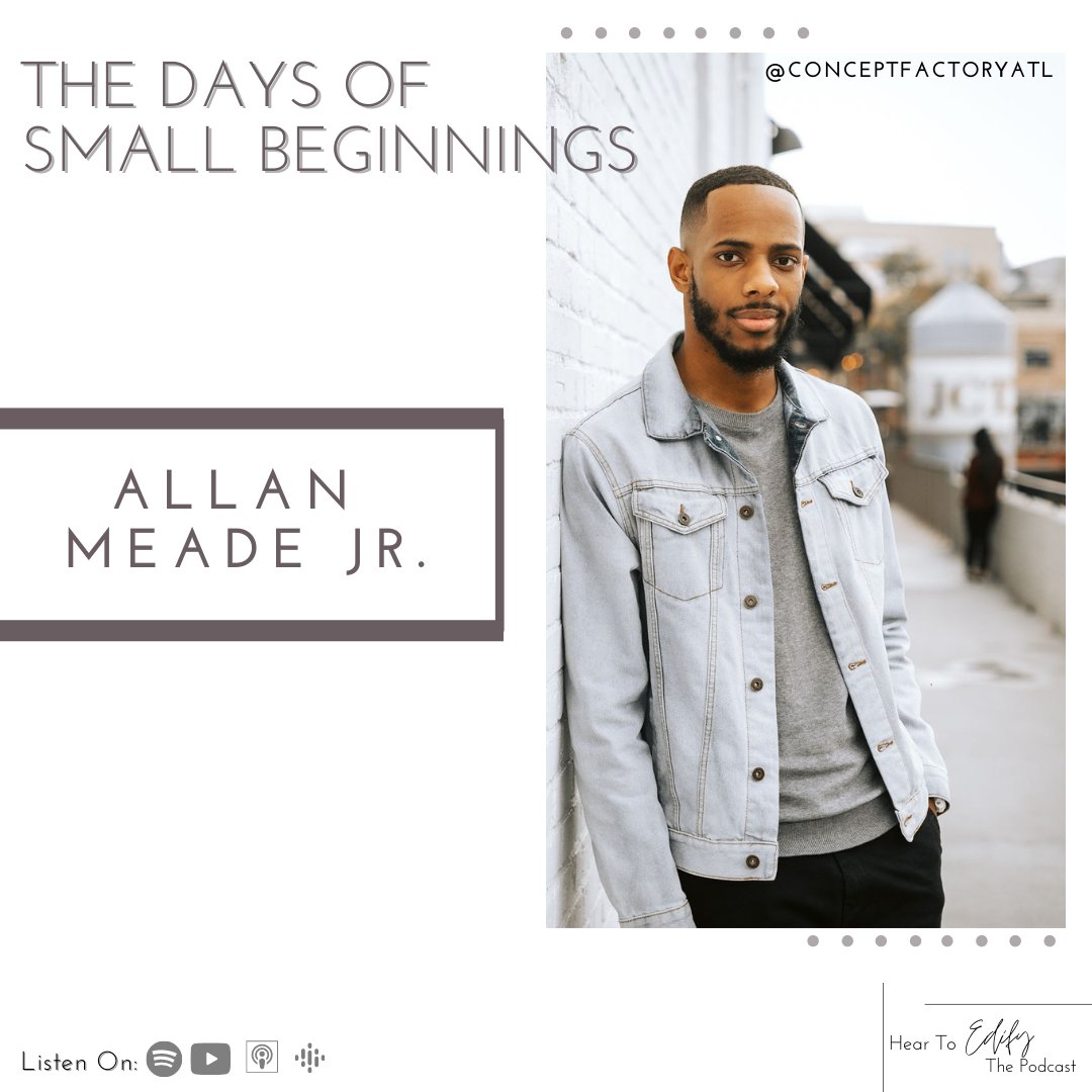 welcometocf's tweet photo. Our founder Allan recently sat down with @HearToEdify podcast for a candid discussion on faith, business, and the early days of small beginnings. Check it out today on all podcast platforms!

 #conceptfactoryatl #atlanta #atlantabusiness #blackownedbuisness https://t.co/TuHTM9Z9n4