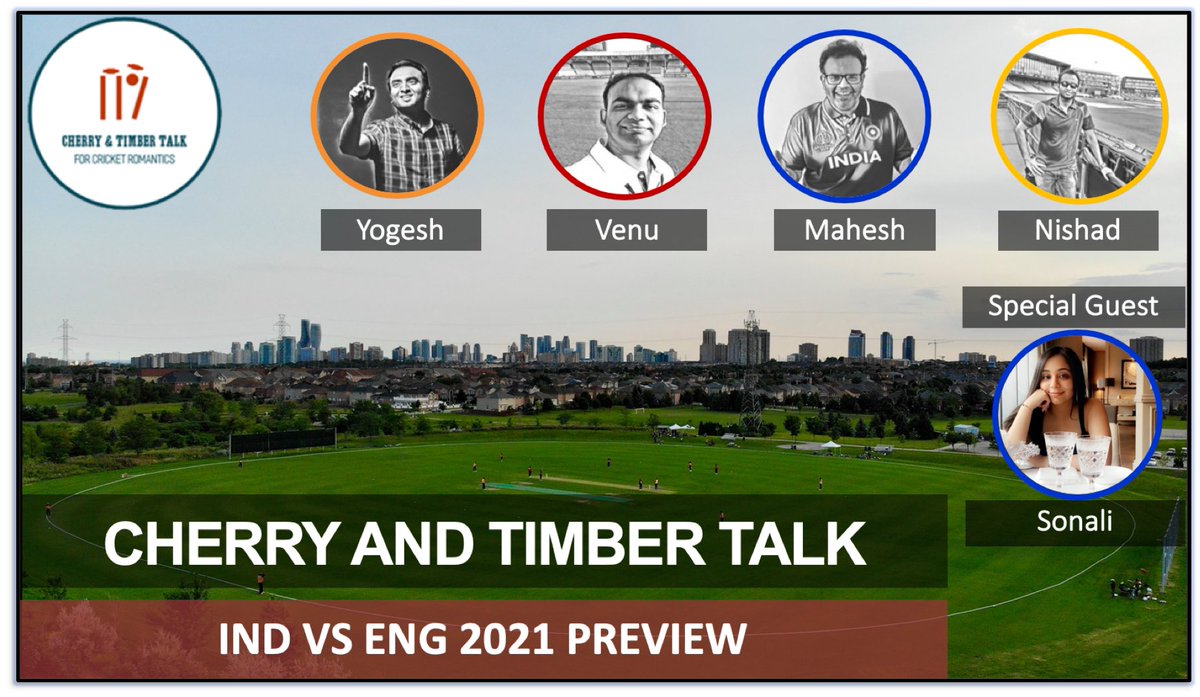 CherryandT's tweet photo. After the highs of the long and tough Australia series, can India maintain this momentum and not take their foot off the pedal? Catch us live this Sat 7:30 PM IST with special guest @samtanisonali1 who shares her views with our team on the upcoming Ind Vs Eng test series. https://t.co/X6Touu5tCx