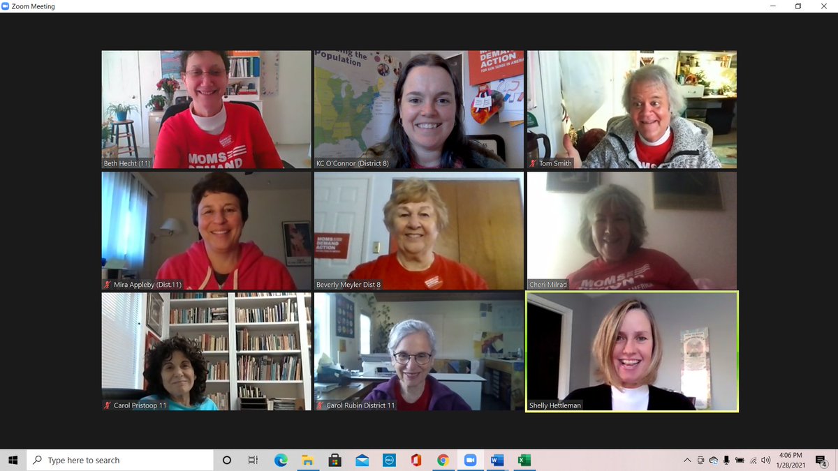 oc_kc's tweet photo. @momsdemand volunteers enjoyed catching up with Maura @shellyhettleman 's office again today!  Great talk about #CommonSenseGunLaws and how to #ProtectMD.  #MDGA2021 #MDPolitics https://t.co/r7ohSsiYox