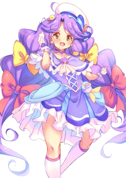 久しぶりにぷりくあ絵!
キュアコーラルちゃん、ザ・女児アニメみあって可愛いよね。

こういう上半身ボリューミーで足元軽いバランスのキャラ好き
#precure 