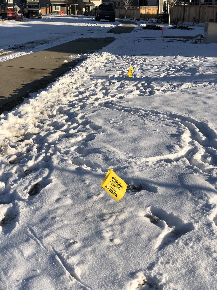 Never dig off marks that are destroyed or no longer visible. If your marks are destroyed contact us for a Refresh ticket. #digsafe #Utilities #contact811