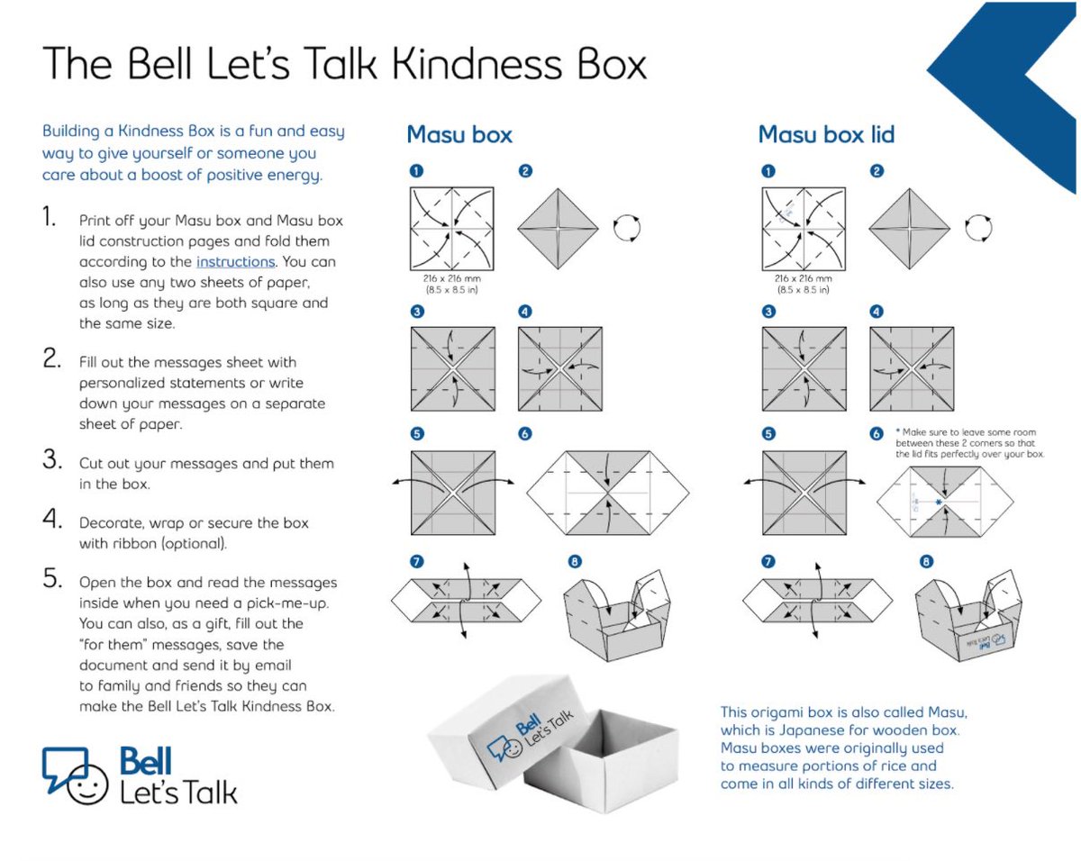 For #BellLetsTalk Day students were invited to make a kindness box (or envelope) to place kind messages for themselves or someone important to them. It’s okay to not be okay. #spreadkindness <a href="/GoodfellowPS/">Goodfellow P.S.</a>