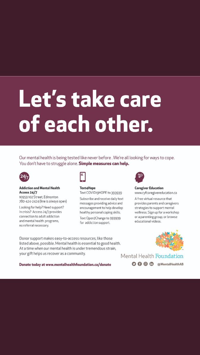 Wilkinson_Barb's tweet photo. We need to talk mental health everyday. Be kind, support each other, it’s OK to ask for help. #BellLetsTalk https://t.co/q4rqWp27w3