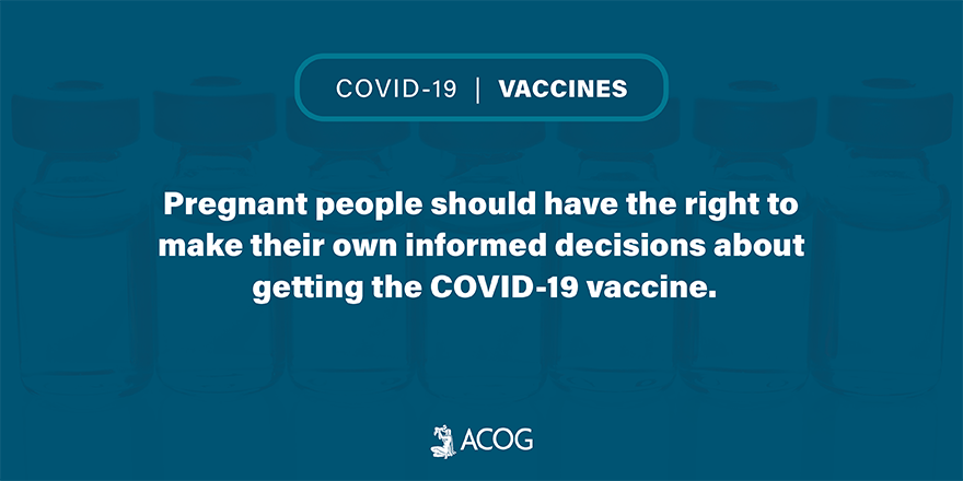 acog's tweet photo. ACOG and SMFM disagree with the WHO's recommendation to withhold vaccines from pregnant people who aren't at high risk of exposure. No barriers should prevent access or hinder pregnant individuals’ ability to protect themselves. Learn more: https://t.co/mRCcmHGANY https://t.co/VldY4LSQBU