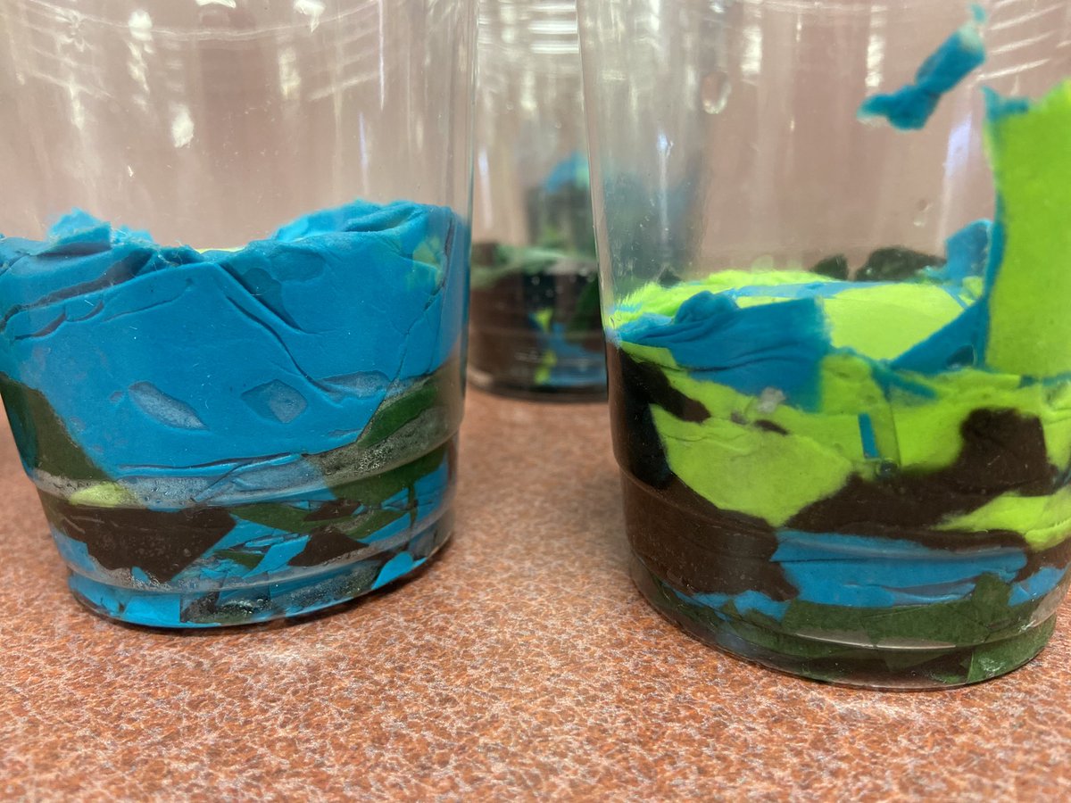 MathScience_CPD's tweet image. 5th graders in Ms. Evans’ class creating models to explore the processes that led to the formation of sedimentary rocks. #compaction #cementation #sciencerocks @HISD_Curric @DonelleWilliams @HISD_ElemSci @Reynolds_HISD