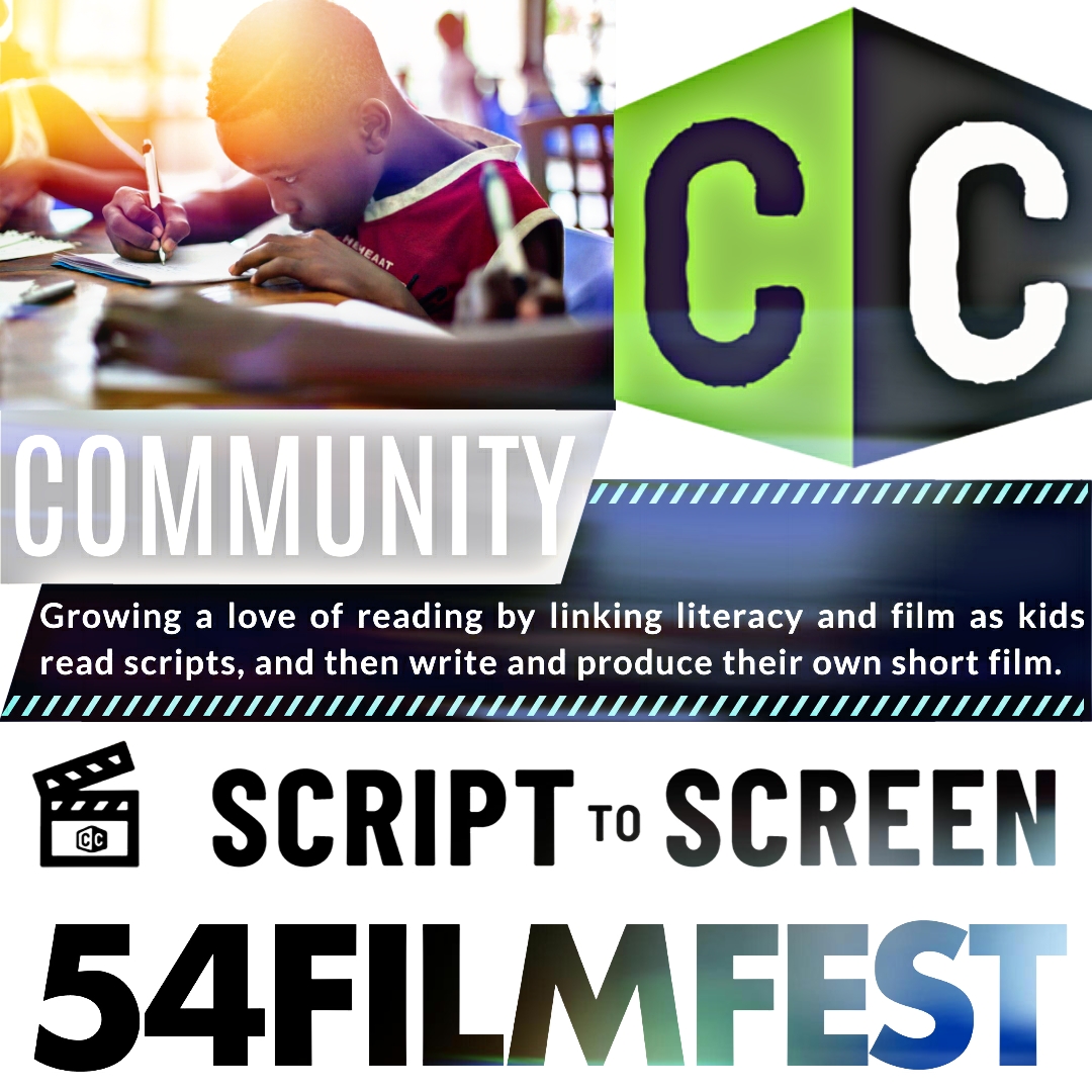 54Film's tweet photo. Build up community! 54 Film Fest supports Corner To Corner and their #ScriptToScreen program. 25% of 54's proceeds will be donated to uplift and equip opportunities for children's education. https://t.co/Nt76ICTEGH
