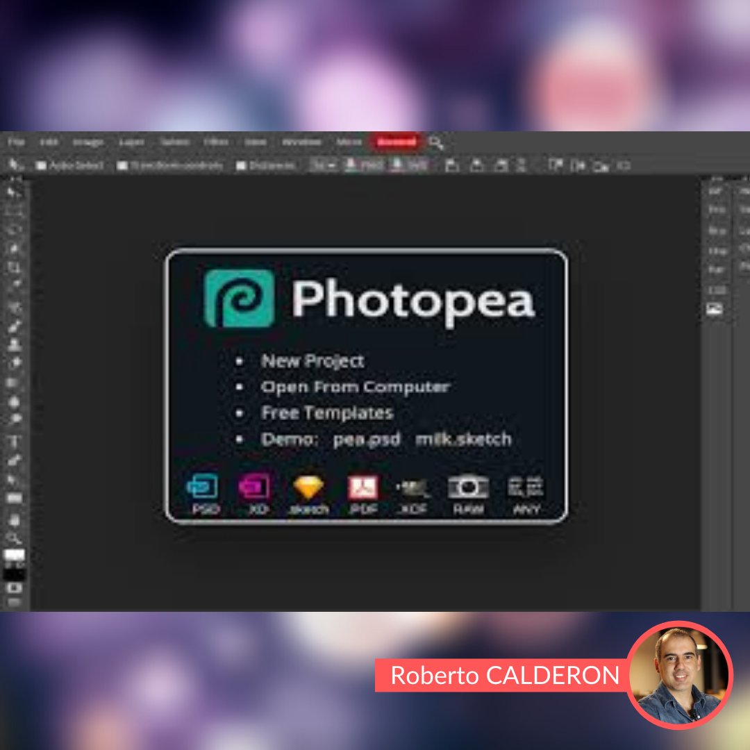 robertocalderon's tweet photo. 😍😍😍
Super dica para tratar fotos sem usar o Photoshop...

Conheça o Photopea, um substituto do Photoshop, on line e gratuito...

Quer saber mais?

https://t.co/s6qzAOqP68

#metas #desafios #empreender #negocios #ecommerce #sucesso #prosperidade #robertocalderon #photoshop https://t.co/9hrfRGojJE
