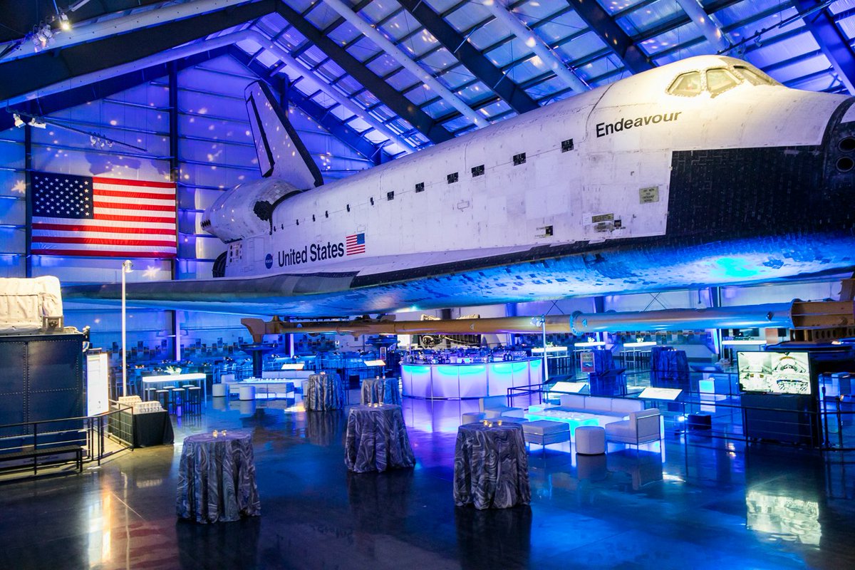 Y'all, I literally forgot we ate dinner under an entire space shuttle until right this moment but now I remember and I loved it: