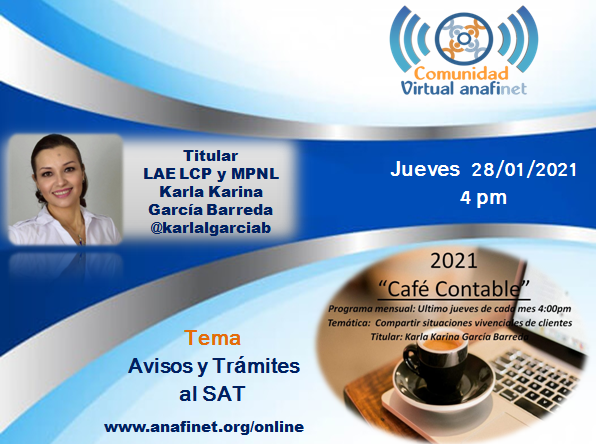 SANTYenCTI's tweet photo. 4pm Charla CAFE CONTABLE con  @karlakgarciab en aula #Anafinet #cptwitter #ldtwitter https://t.co/6p4IjKruz0 https://t.co/GoSjTkJOfr