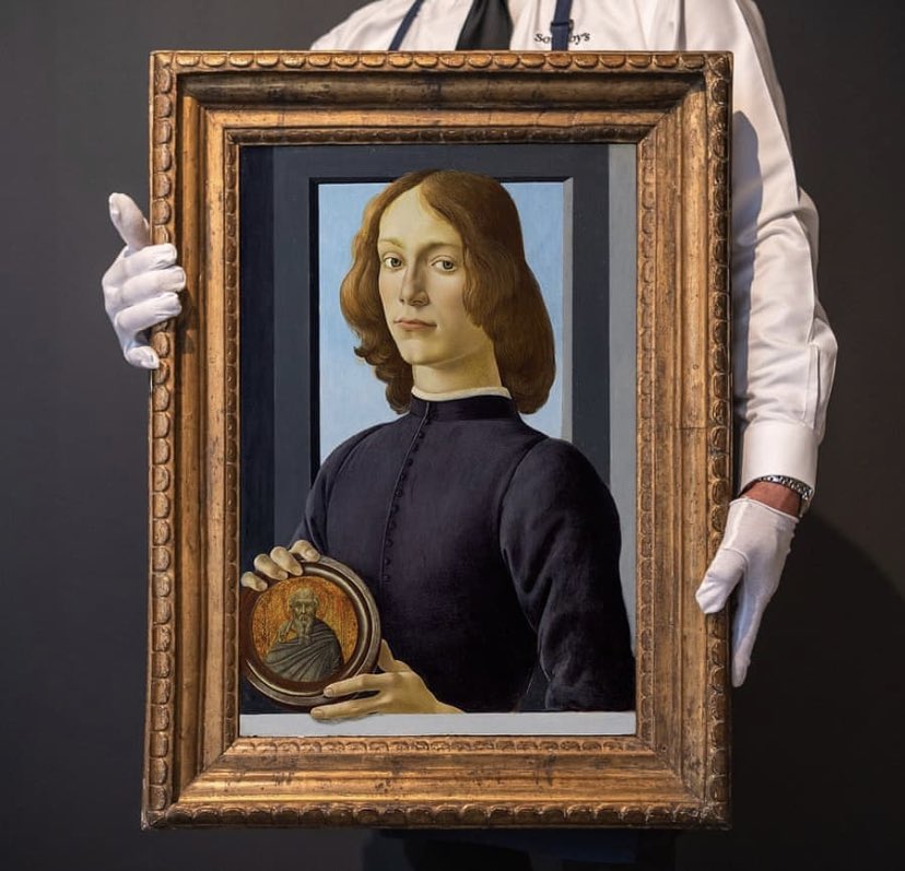 Questo dipinto di #sandrobotticelli è stato venduto da <a href="/Sothebys/">Sotheby's</a> per la storica cifra di 92.184.000$

Cosa ne pensate?
#28gennaio #Botticelli #Sotheby #arte
