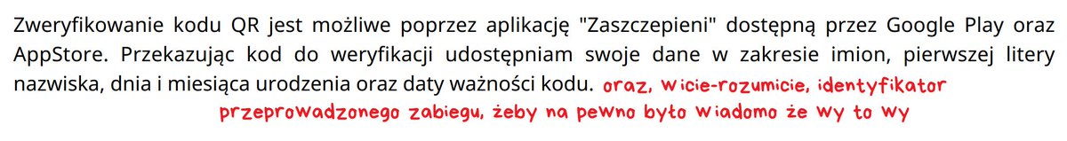Chcecie użyć aplikacji "Zaszczepieni" by pokazać, że przyjęliście szczepionkę przeciw COVID-19? Nie boicie się o prywatność, bo w QR-kodzie jest tylko pierwsza litera nazwiska i nie ma roku urodzenia? No to się zdziwicie... 

informatykzakladowy.pl/zaszczepieni-c…