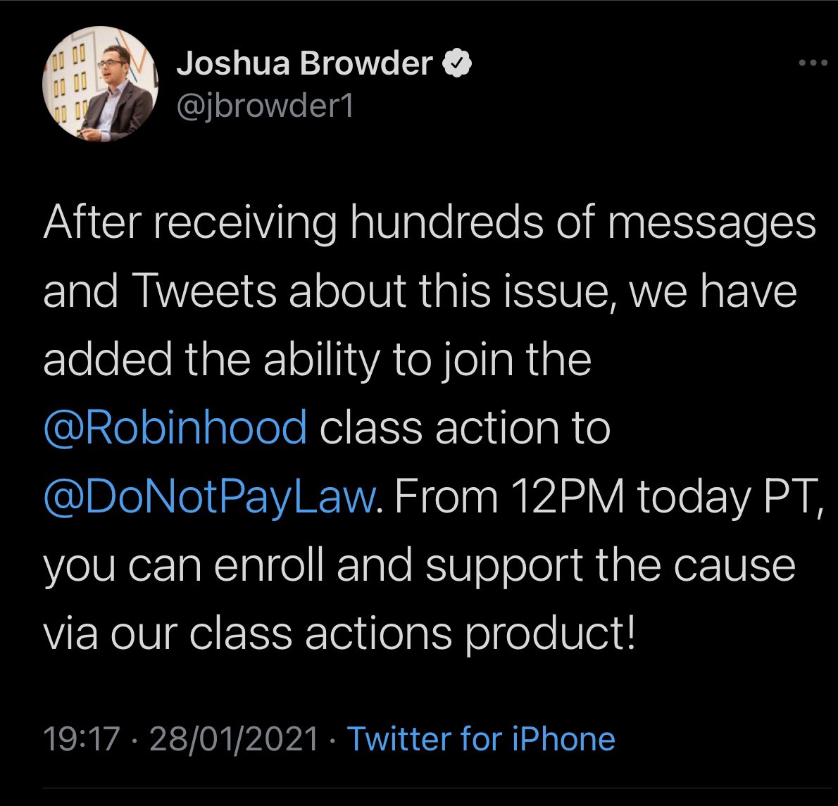 Not only markets, also consumer affairs: robot lawyers.