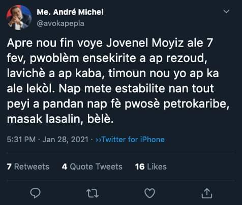 ChimenSou's tweet photo. Apre depa Jean Bertrand Aristide 2004 se menm ekip la, menm diskou a anyen pa chanje 👇🏻

Se inyorans ak analfabèt parèy @avokapepla ki kache dèyè rezo sosyo yo k'ap kwè nan sal' di a. 😂😂😂Ou bezwen al souse manmèl la ankò nan BMPAD. 7 Fevrier 2022 li ye tonton https://t.co/6uXW0ie6Zf