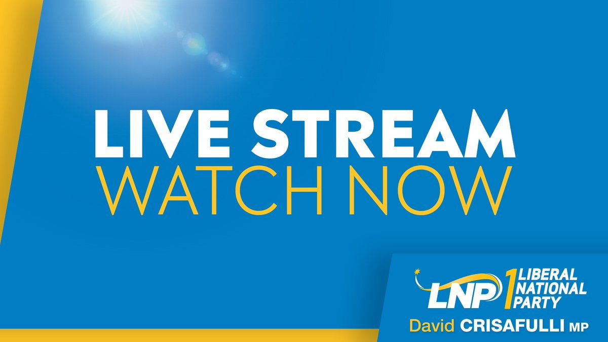 DavidCrisafulli's tweet photo. LIVE NOW: Leader of the Opposition @DavidCrisafulli on the #SunshineCoast: https://t.co/xQVeD8AsAT https://t.co/492RHDzmx8
