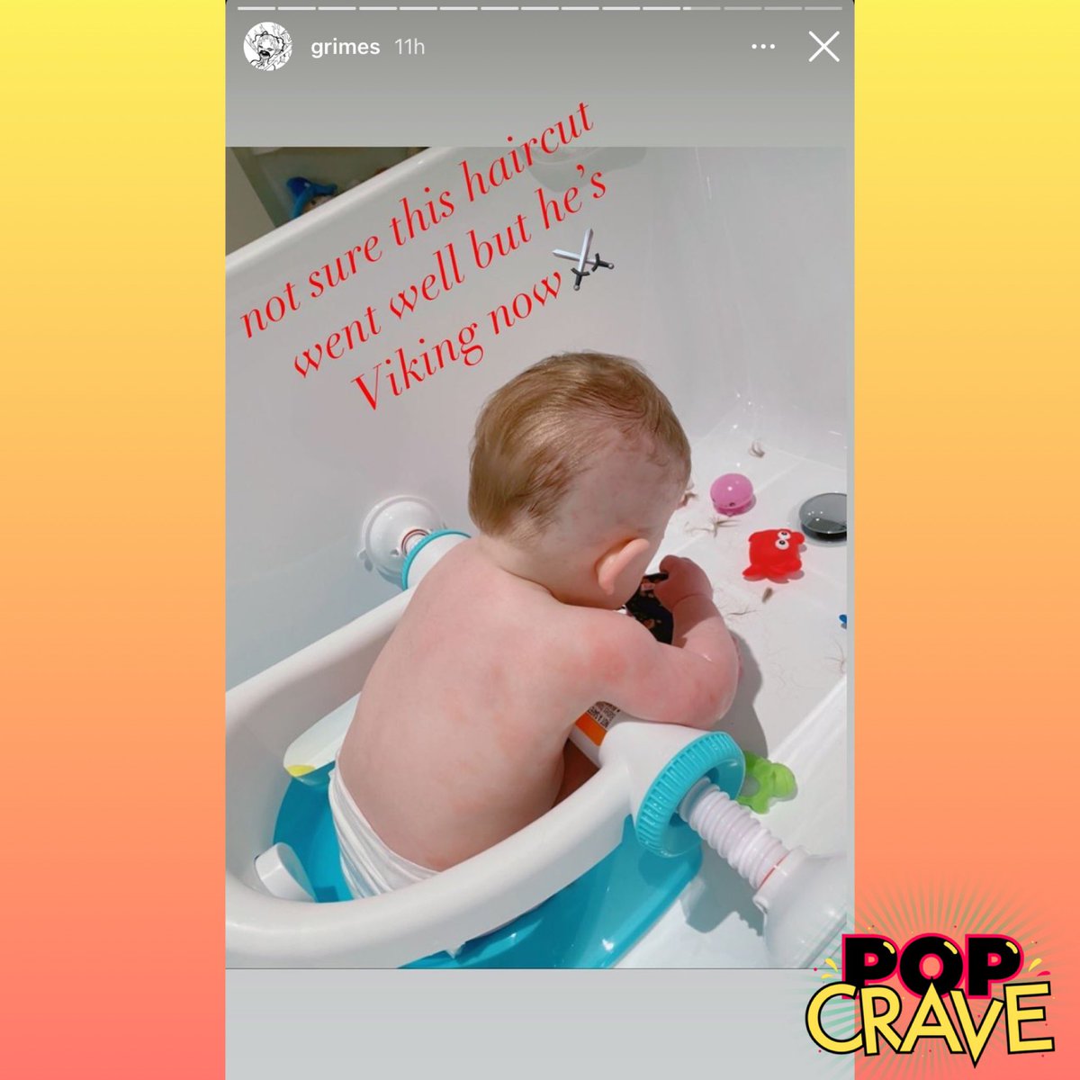 Pop Crave Grimes Shares Photos Of X Ae A Xii Her Son With Elon Musk On Her Instagram Story Not Sure This Haircut Went Well But He S A Viking Now T Co Eccgs9ljdg