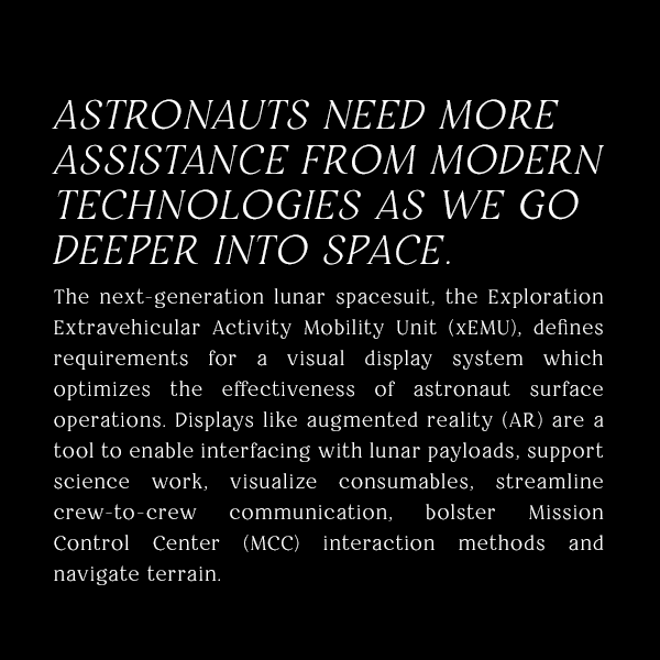 nvcreality's tweet photo. So, what really is the NASA SUITS Challenge and what is it all about?

Find out more on: https://t.co/tYBFwxC5f0 

#nvcinvictus #napavalleycollege #augmentedreality #userexperience #userinterface #uxui #nasa  #artemis #nasastem #nasacodes #nasasuits https://t.co/NNcAWobXhc