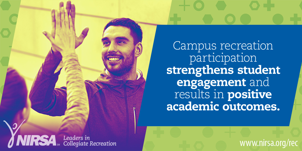 Campus recreation participation strengthens student engagement and results in positive academic outcomes.

#ISUCampusRec #ValueOfCampusRec #NIRSA
