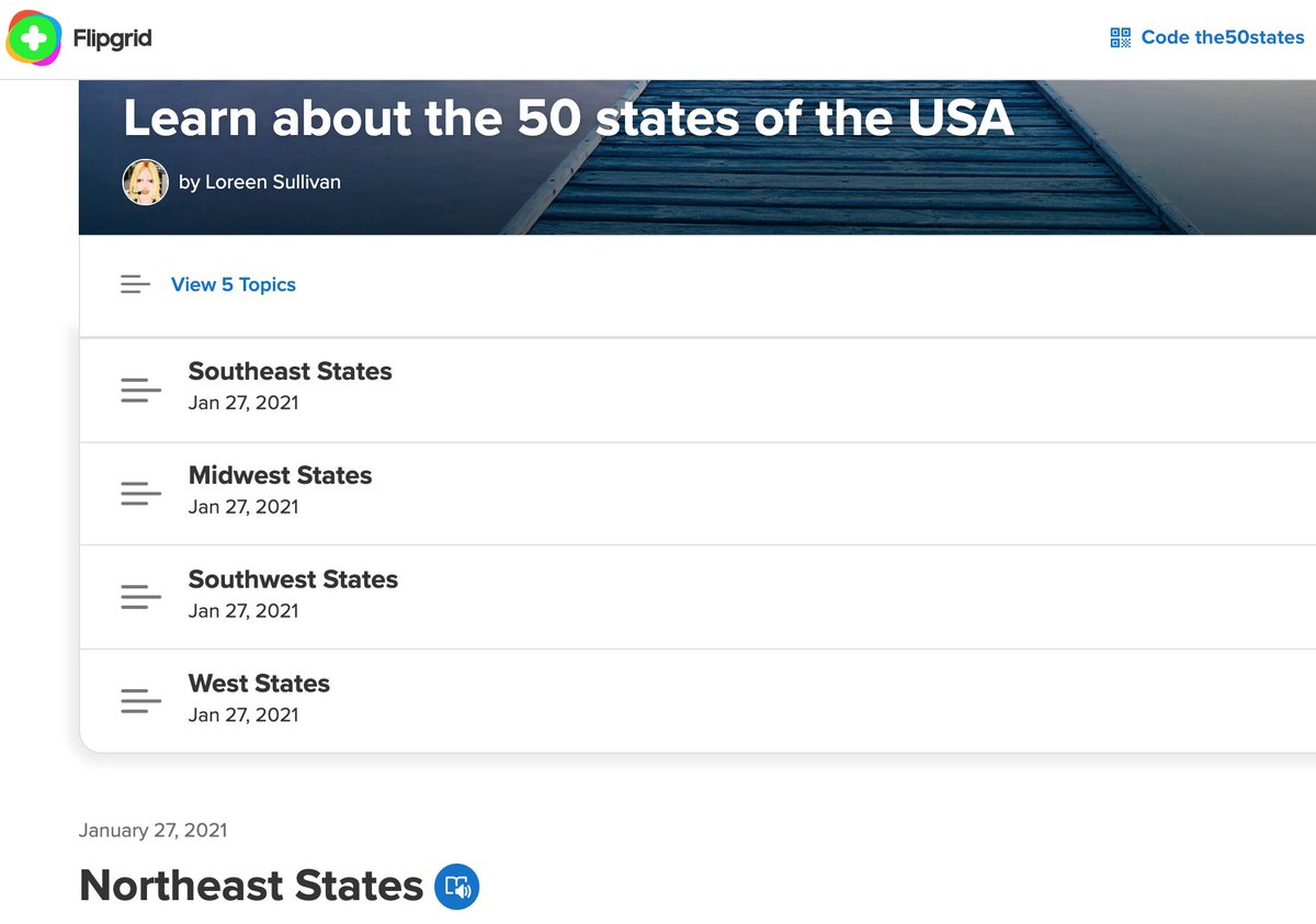 edtechspelunker's tweet photo. Educators, we'd love to get lots of you sharing interesting things about your state! Then you can have your students see all the great things about the other 49!!  Check out our 
@Flipgrid at https://t.co/WfAZQKg9gz and add your state today! https://t.co/bRNfycsMPf