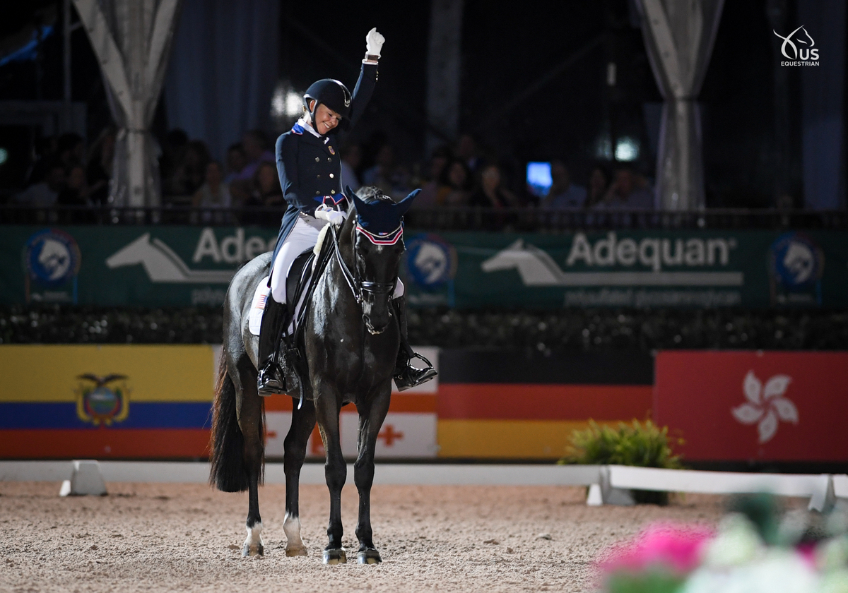 Dreams don't work unless you do. ✨ #USADressage