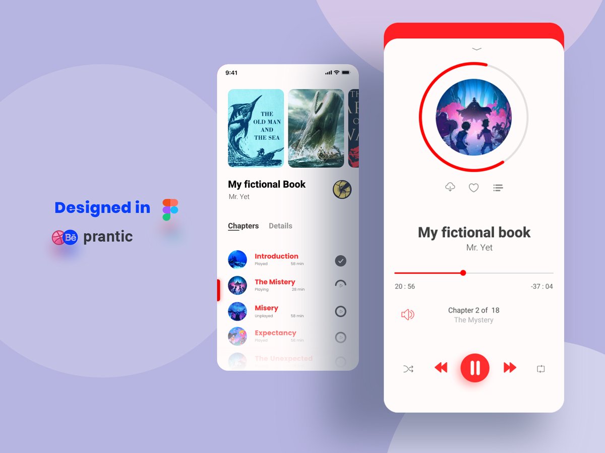 iprantic's tweet photo. Audiobook reader concept Design: Dribble Link provided below. Contact me for your projects: DM or get in dribble  

#uidesign #productdesign #audiobookplayer #audiobookreader #appdesign visit the link https://t.co/GRrNsx83Ww https://t.co/bVkU7Va6Rw