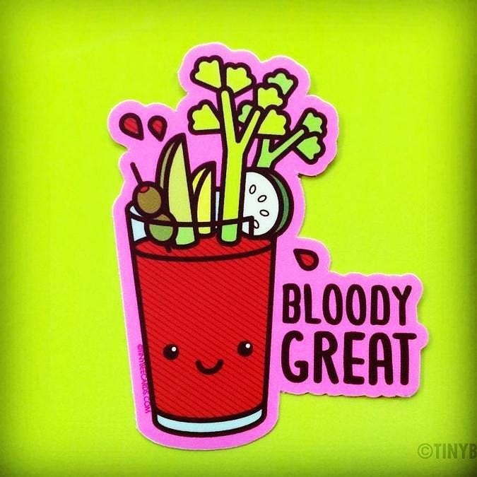 embertrading's tweet photo. Look forward to your next bloody mary with this adorable kawaii vinyl sticker. 

#drinklover #bloodymary #stickers #positivity #sticker #fun #funny #pun #punny #stickerart #thursdayvibes #thursdaythoughts #ThursdayMotivation #cute #valentinesdaygift https://t.co/mwAEVCsBR5