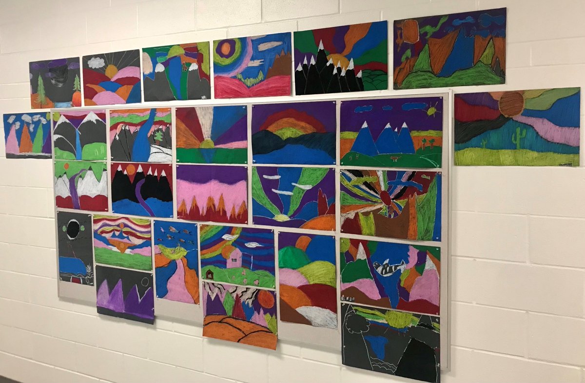 Ted Harrison Inspired Art by 5H 🎨